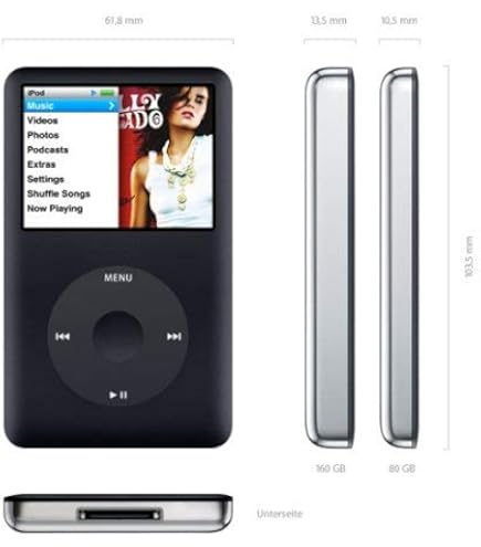 Apple iPod classic 160GB Lettore MP4 160GB Argento : Amazon.it